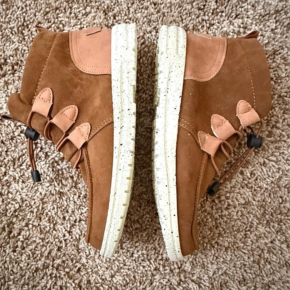 Lightweight Lace-Up Ankle Boots | Brown | Women’s Size 7 - Picture 5 of 7